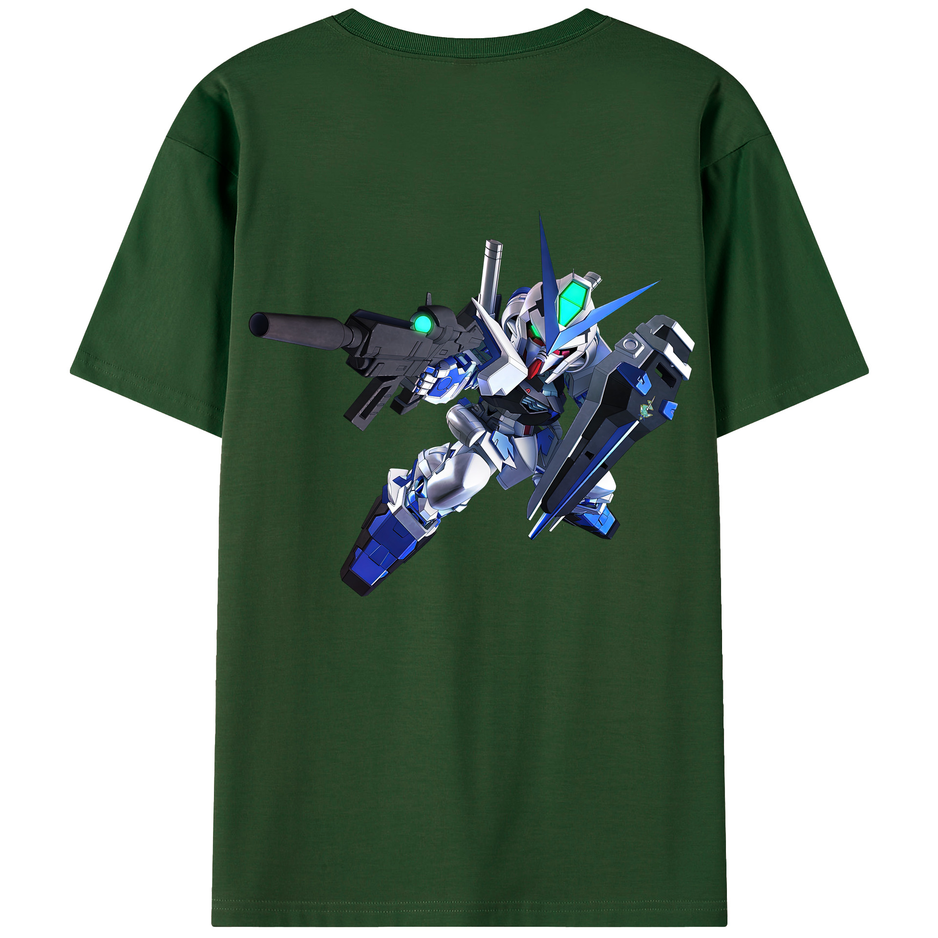 （画像用） 機動戦士ガンダム Mobile Suit Gundam 綿100％半袖Tシャツ（背面プリント）